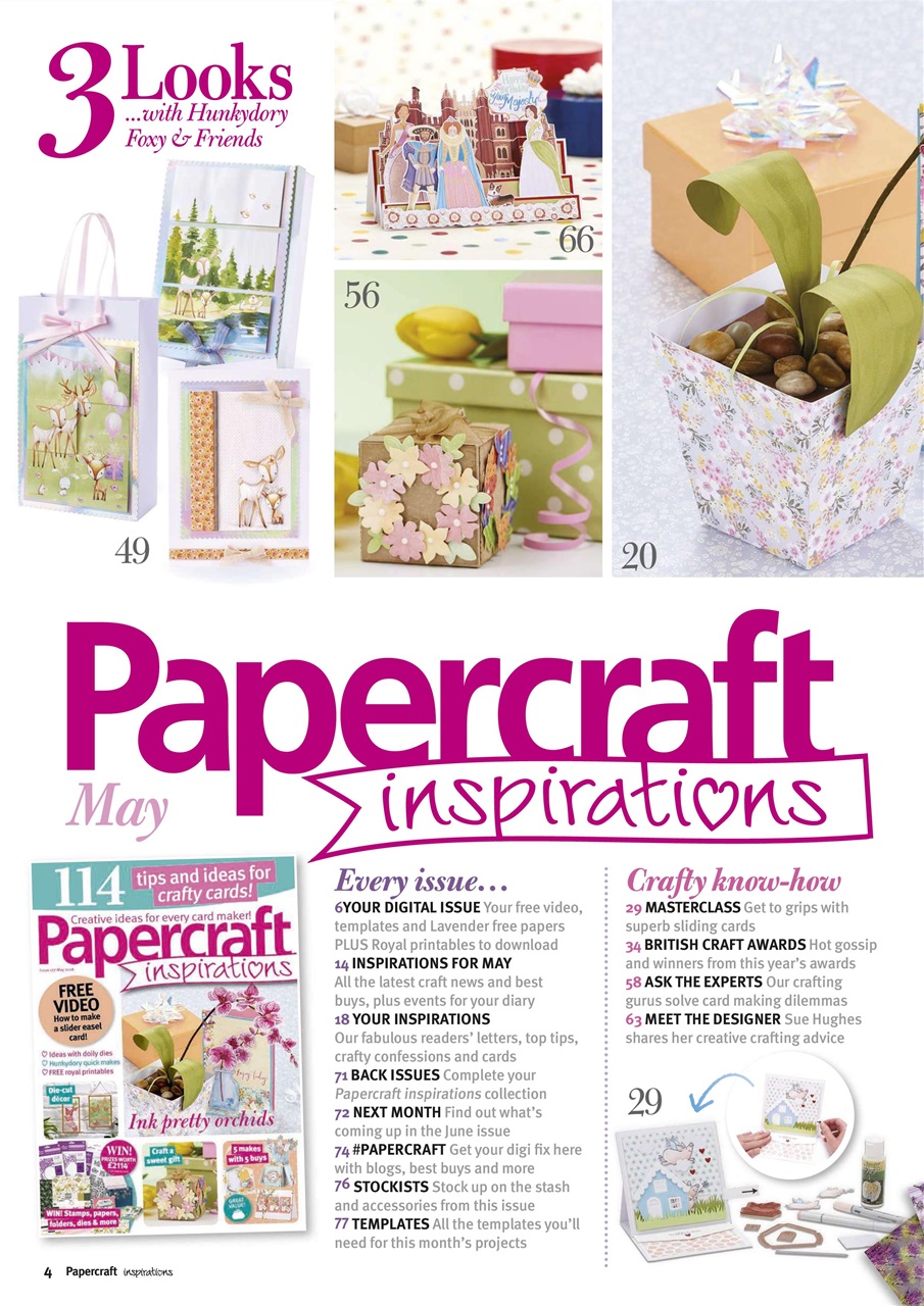 Papercraft Inspirations Preview Pages