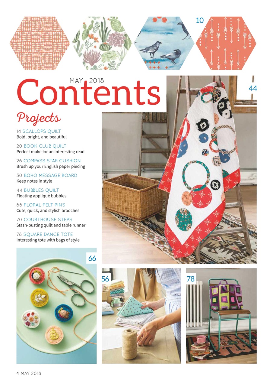 Popular Patchwork Magazine Preview Pages