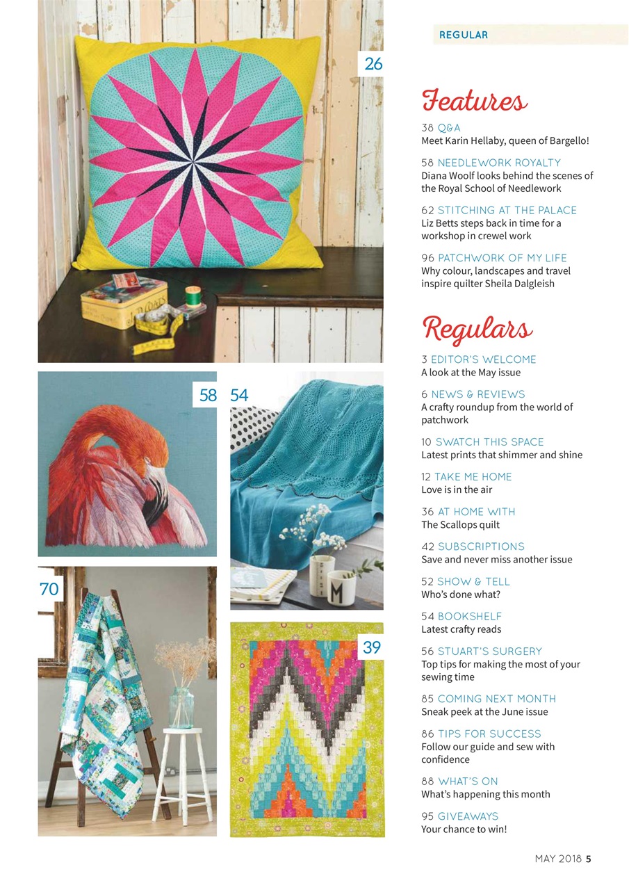 Popular Patchwork Magazine Preview Pages