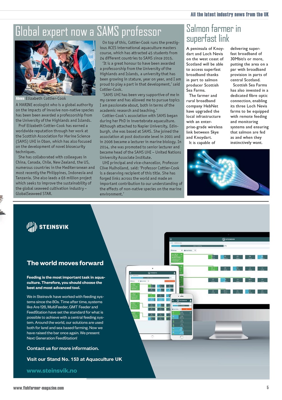 Fish Farmer Magazine Preview Pages