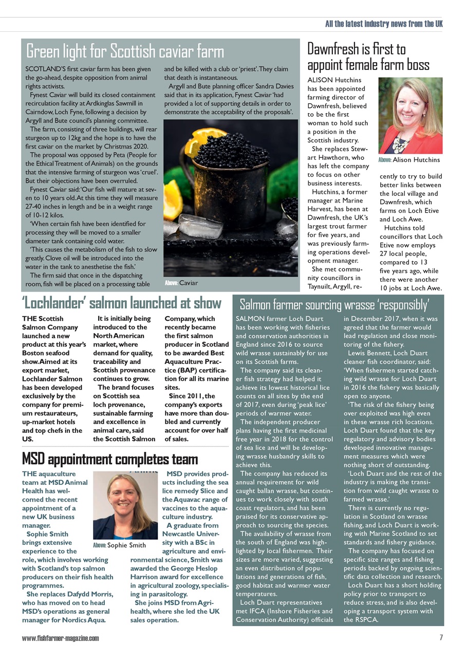 Fish Farmer Magazine Preview Pages