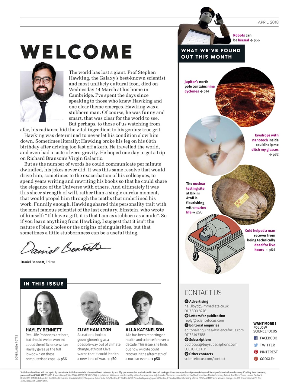 BBC Science Focus Magazine Preview Pages