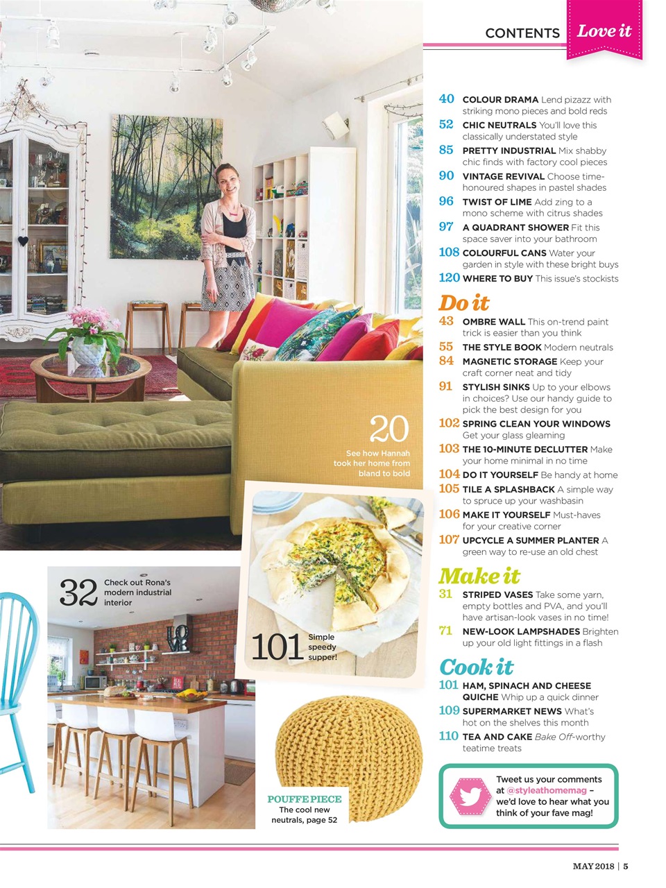 Style at Home Preview Pages