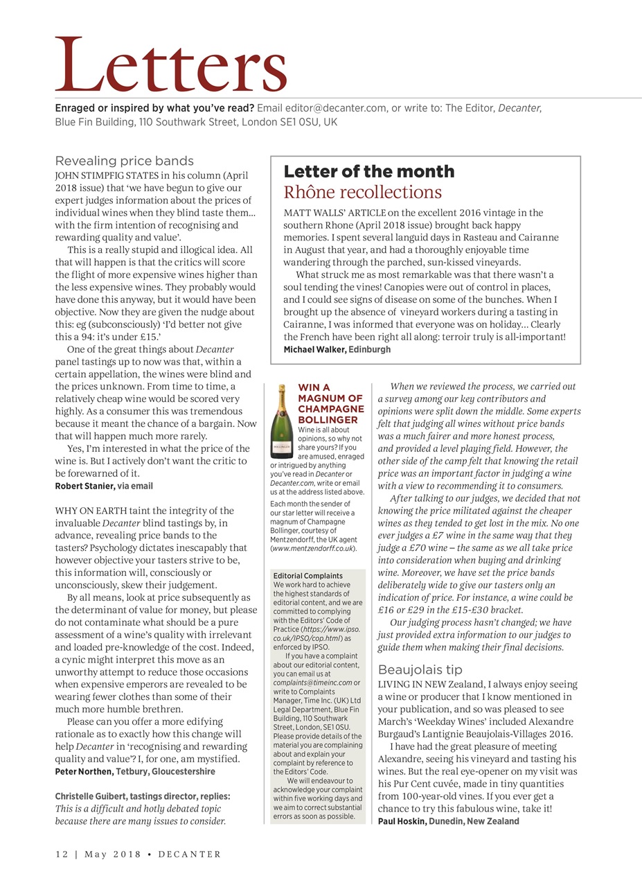 Decanter Preview Pages