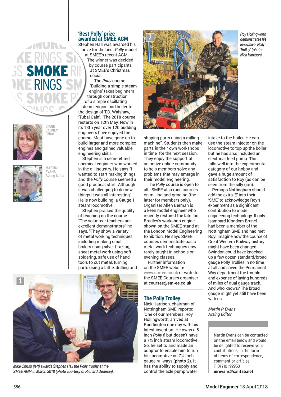 Model Engineer Preview Pages