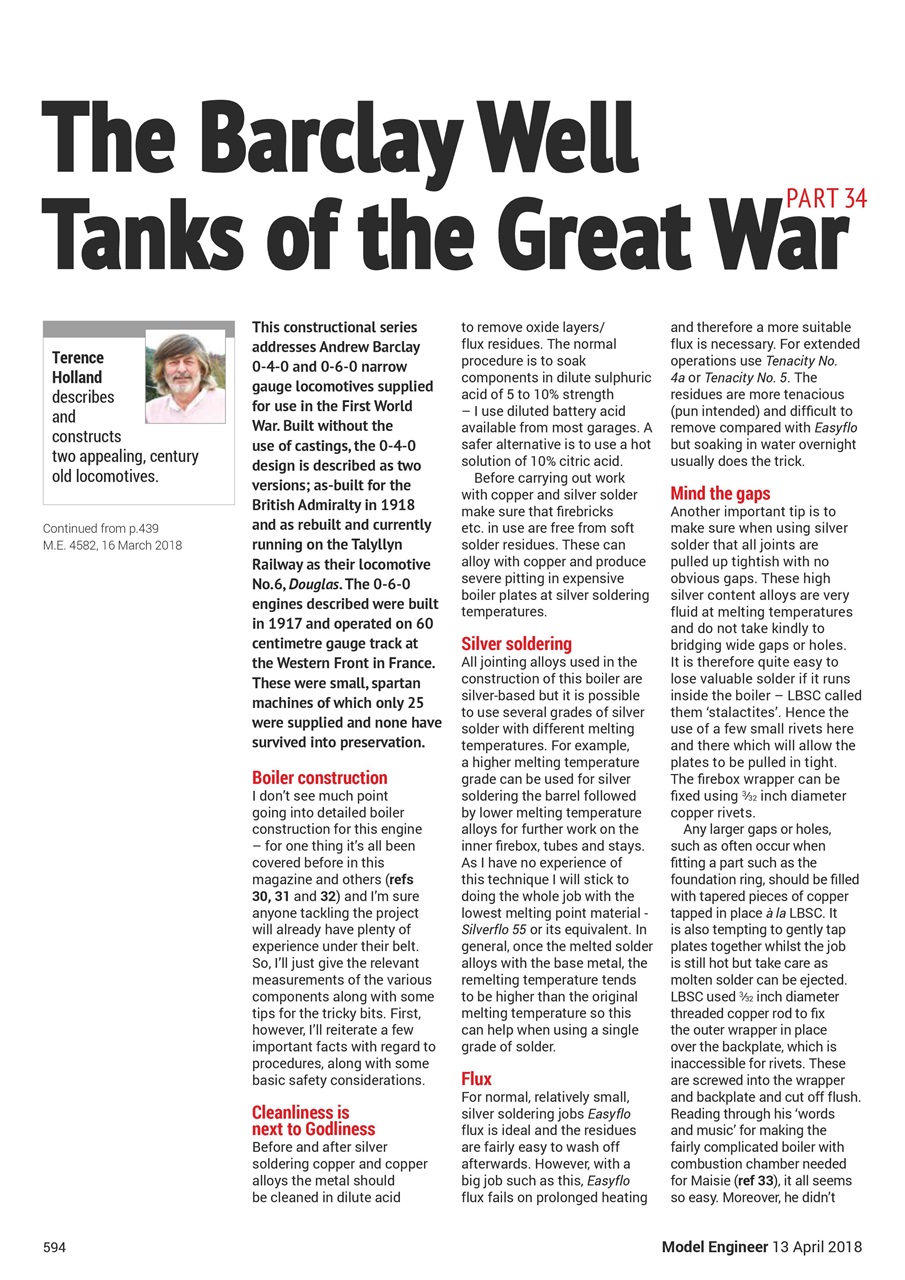 Model Engineer Preview Pages