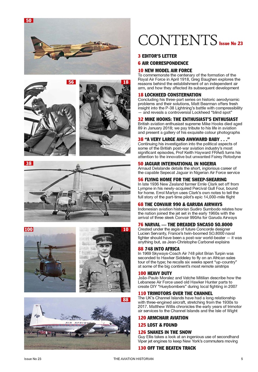The Aviation Historian Magazine Preview Pages