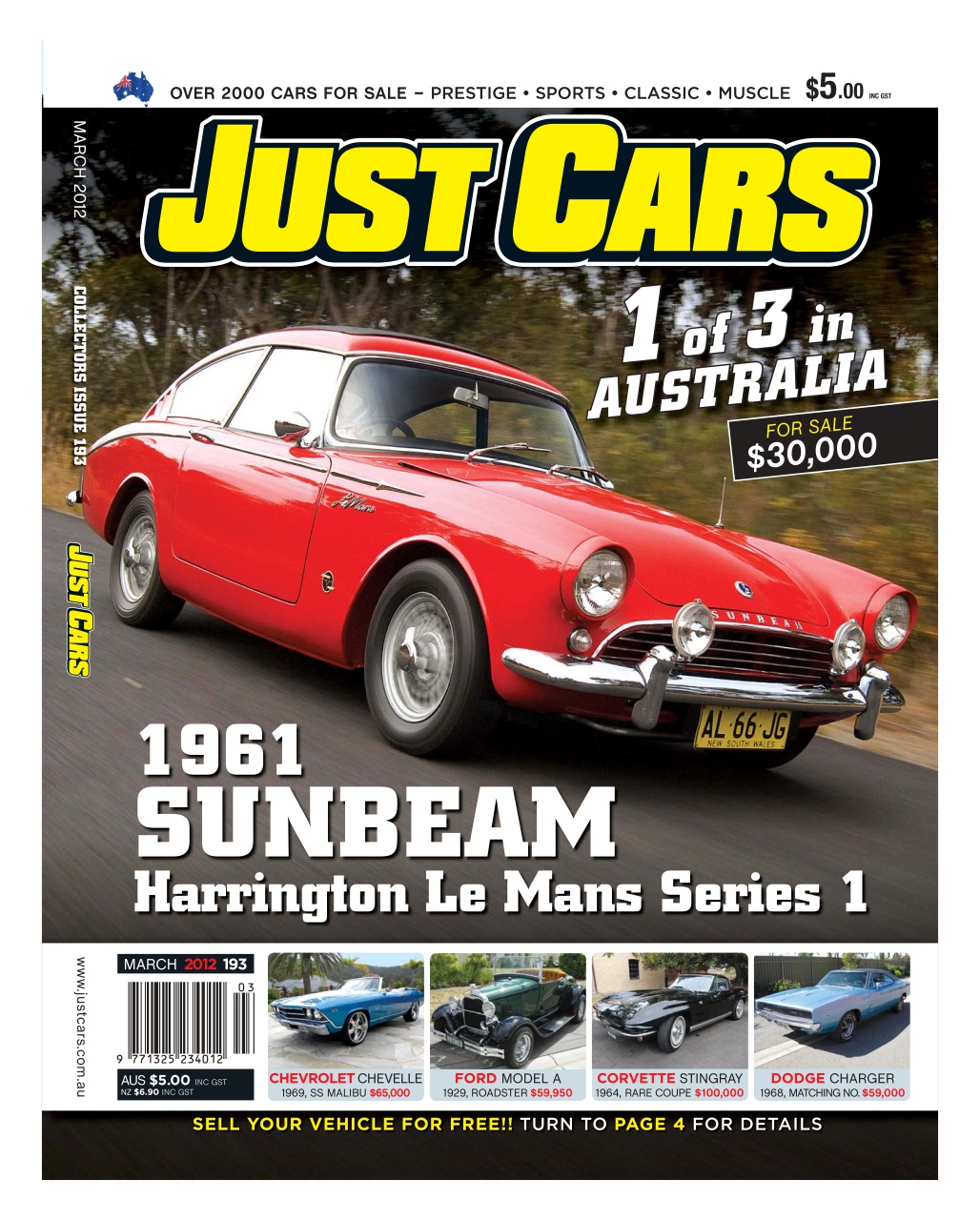 JUST CARS Preview Pages