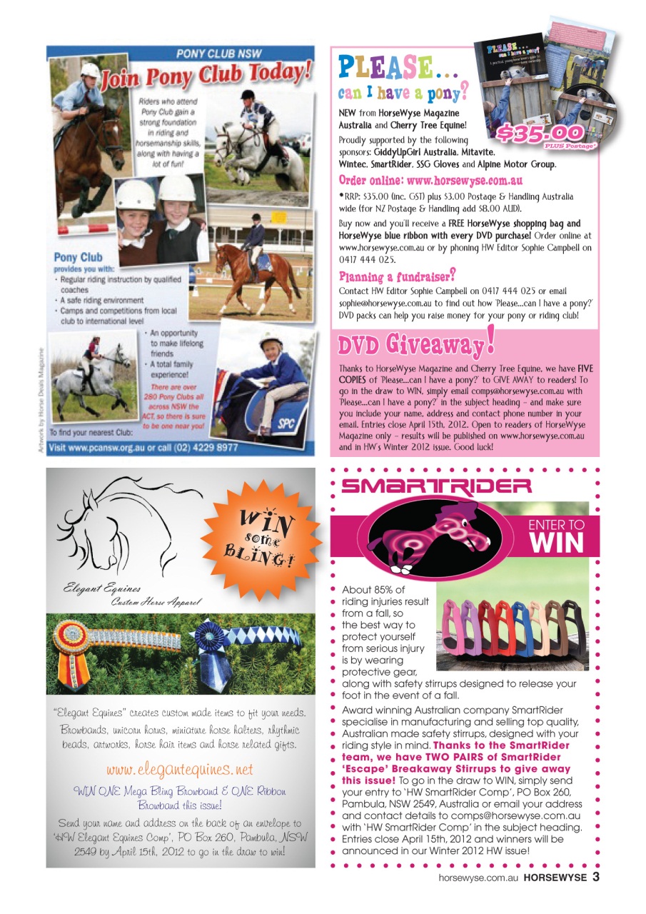 HorseWyse Magazine Preview Pages
