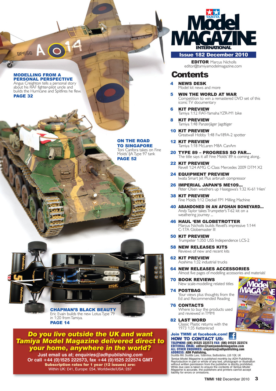 Tamiya Model Magazine Preview Pages