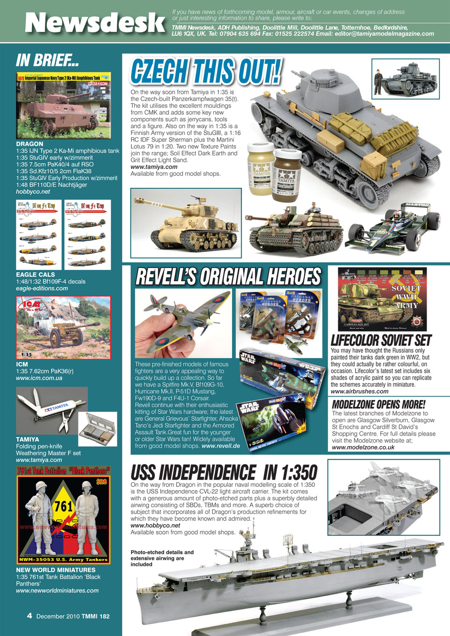 Tamiya Model Magazine Preview Pages