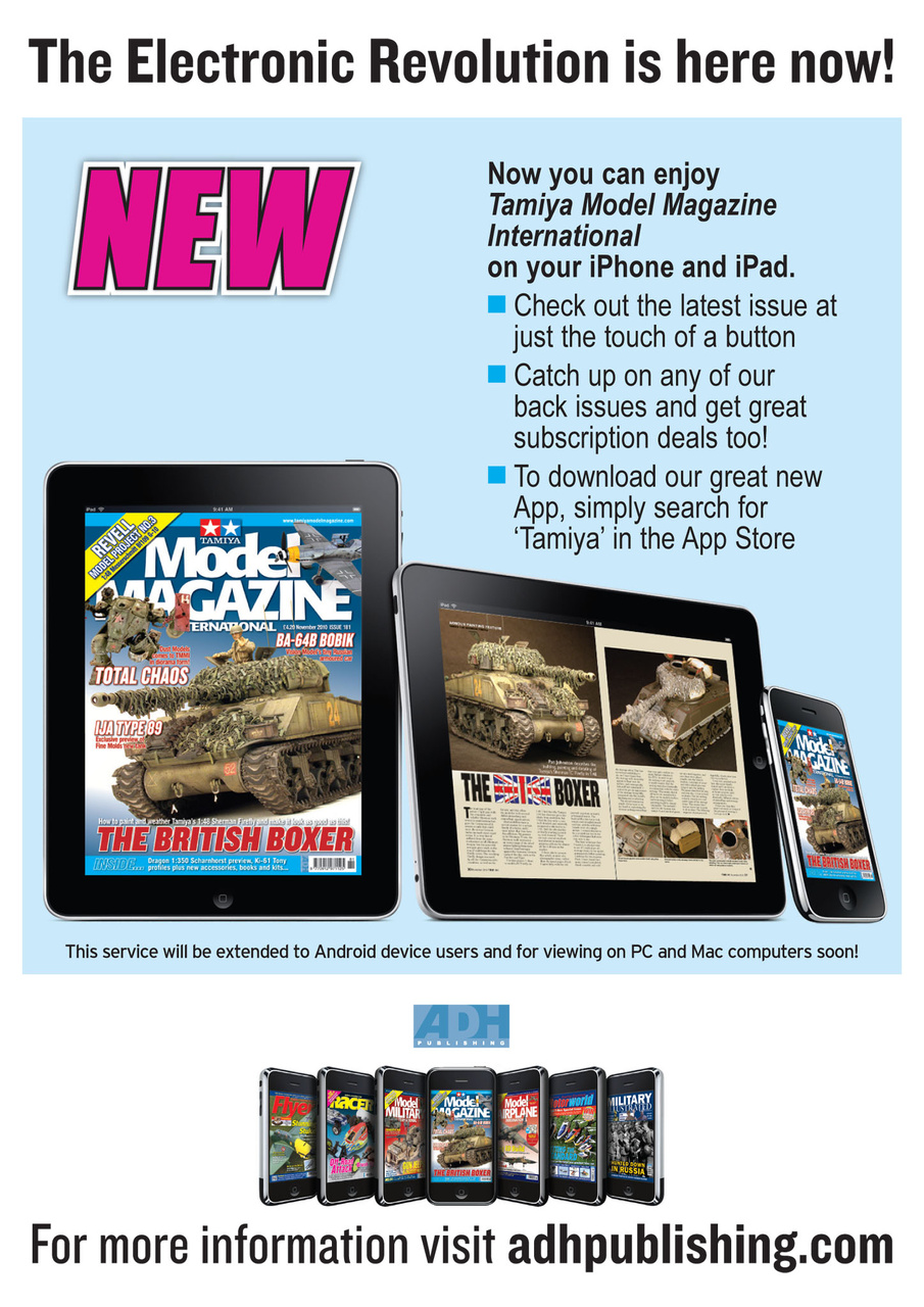 Tamiya Model Magazine Preview Pages