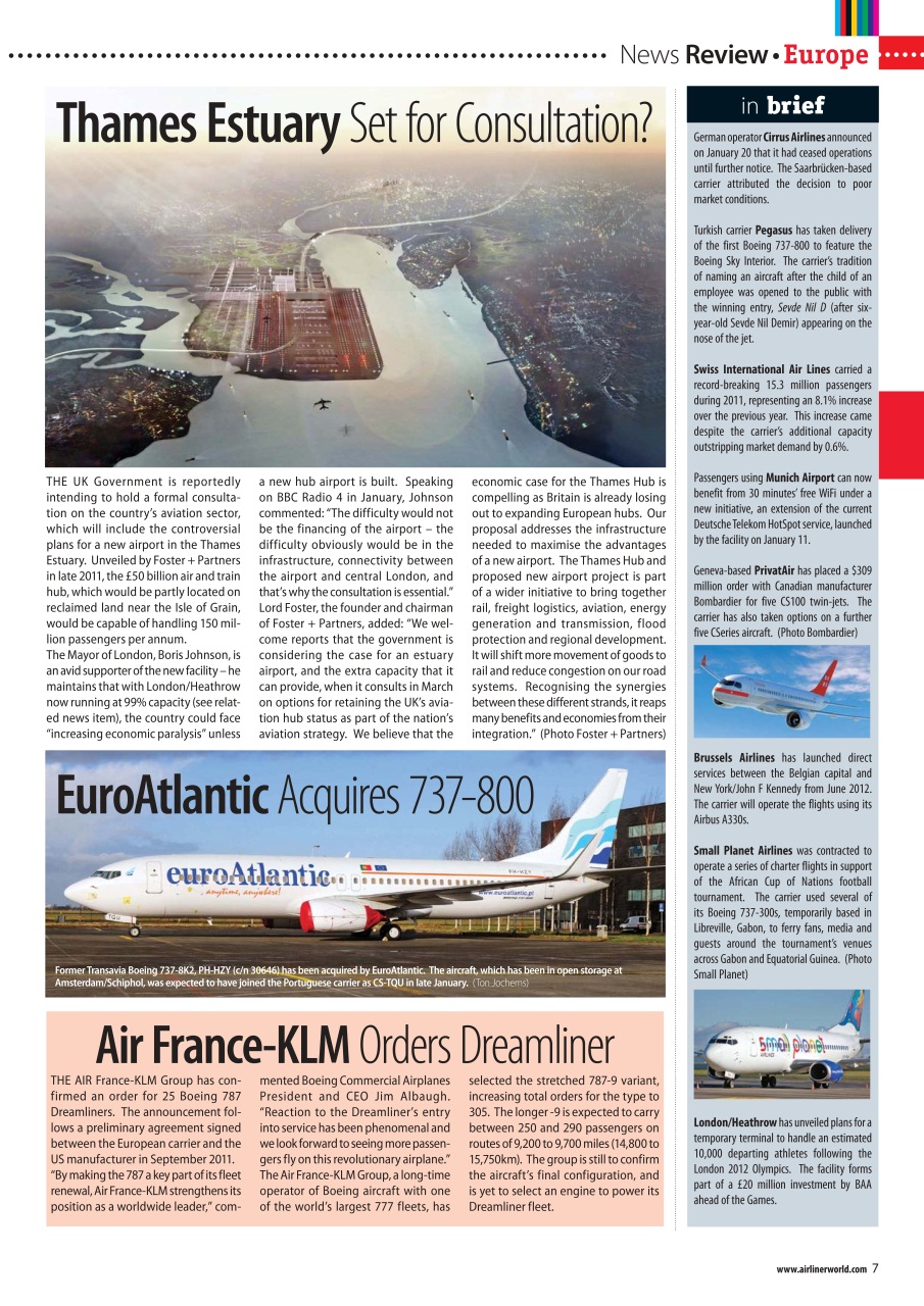 Airliner World Preview Pages