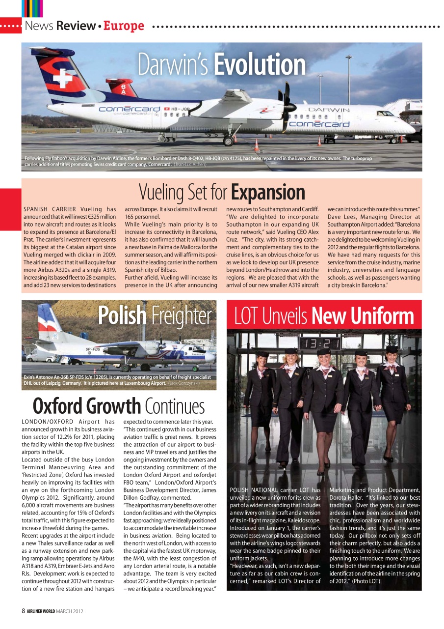 Airliner World Preview Pages