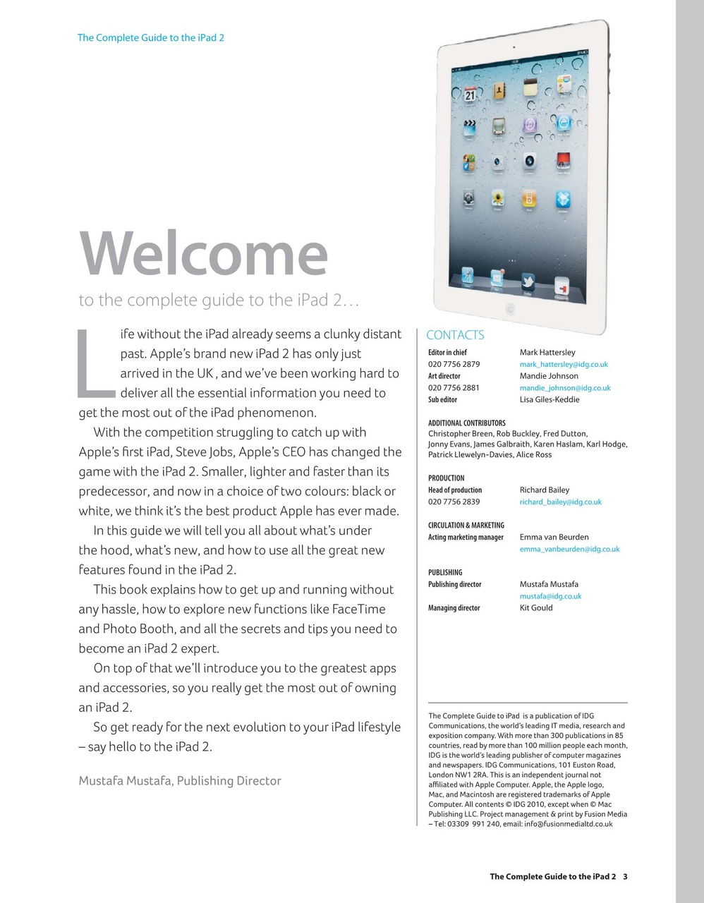 iPad and iPhone User Preview Pages
