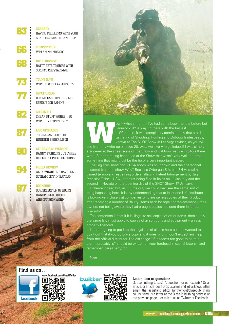 Airsoft Action Preview Pages