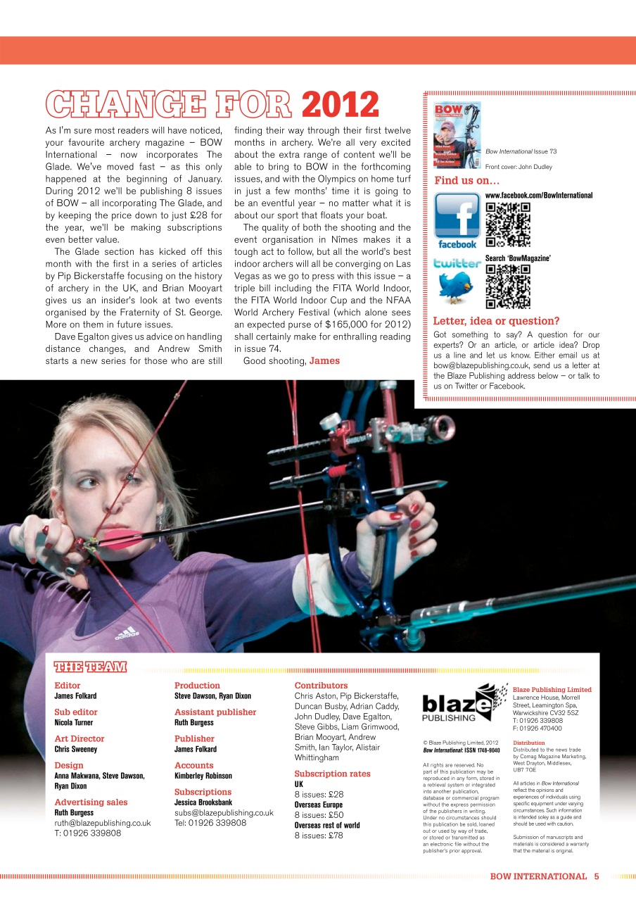 Bow International Preview Pages