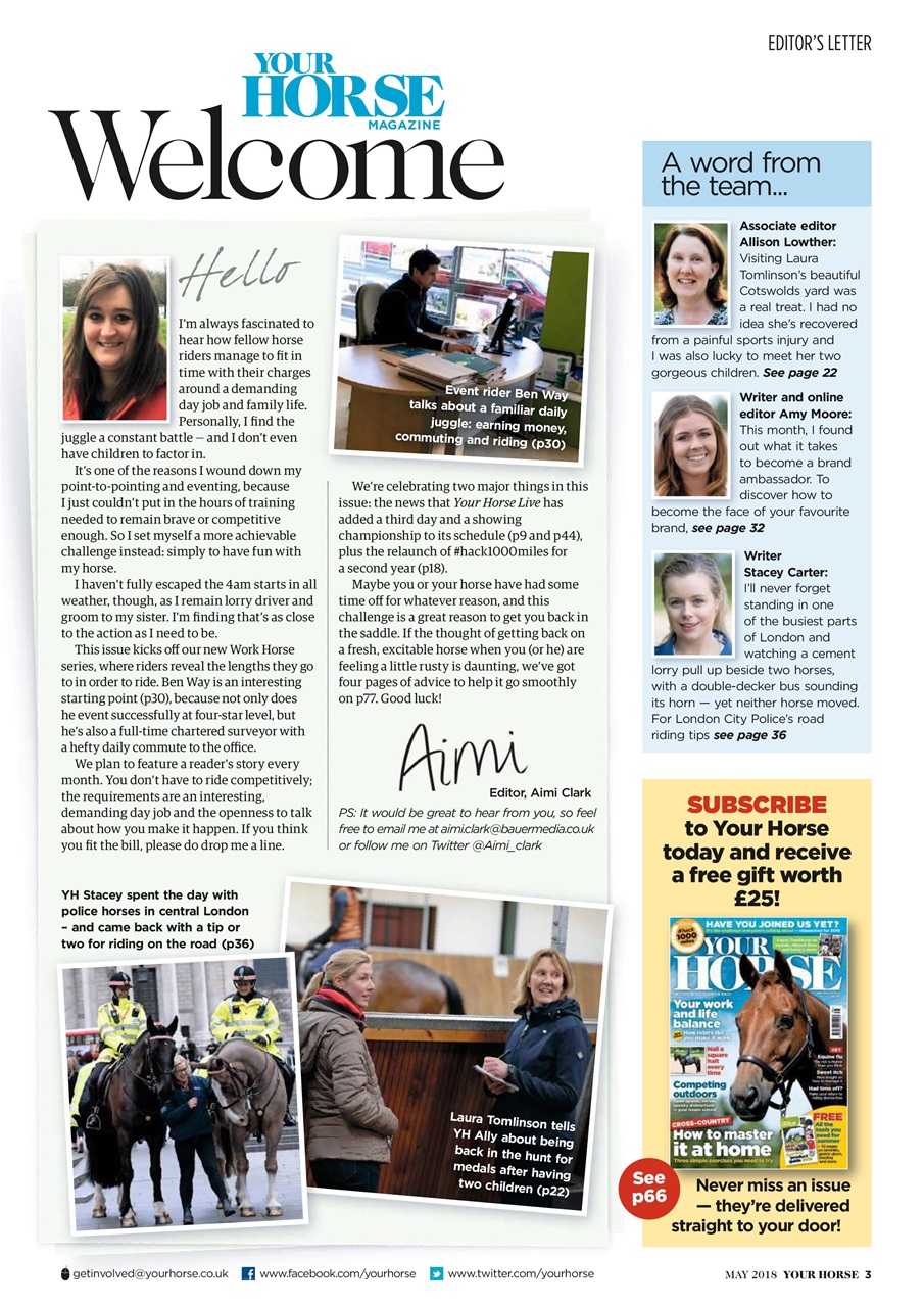 Your Horse Preview Pages