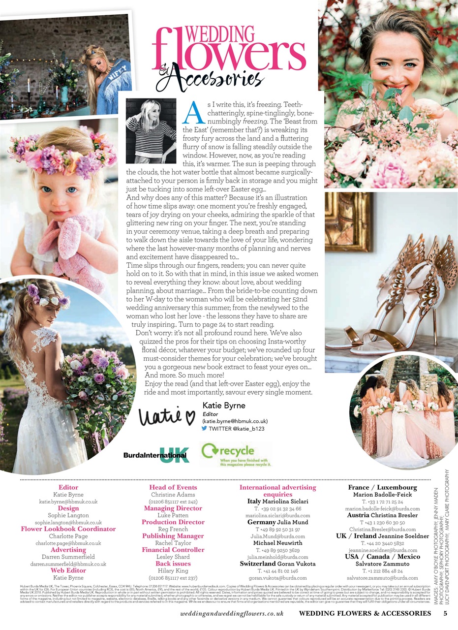 Wedding Flowers Magazine Preview Pages