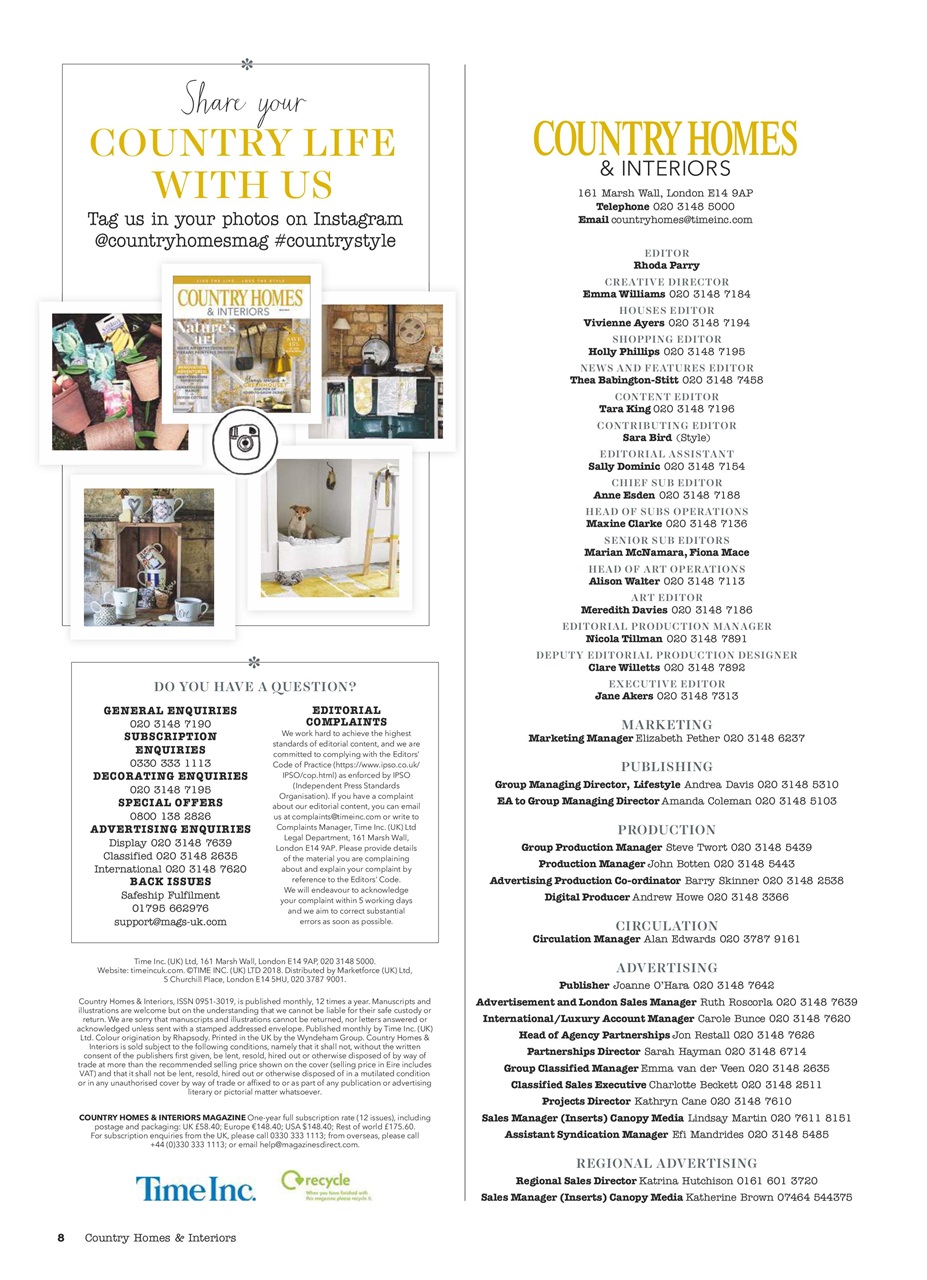 Country Homes & Interiors Preview Pages