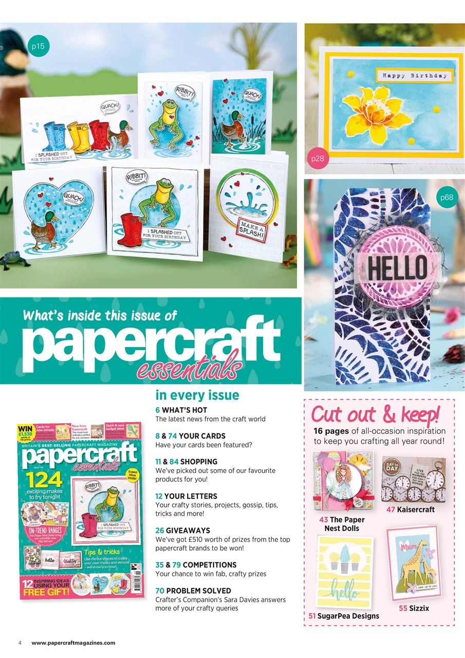 Papercraft Essentials Preview Pages