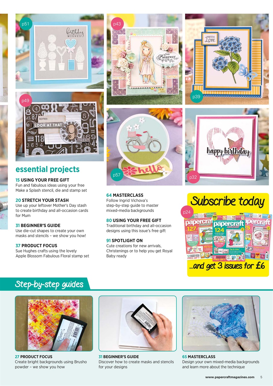 Papercraft Essentials Preview Pages
