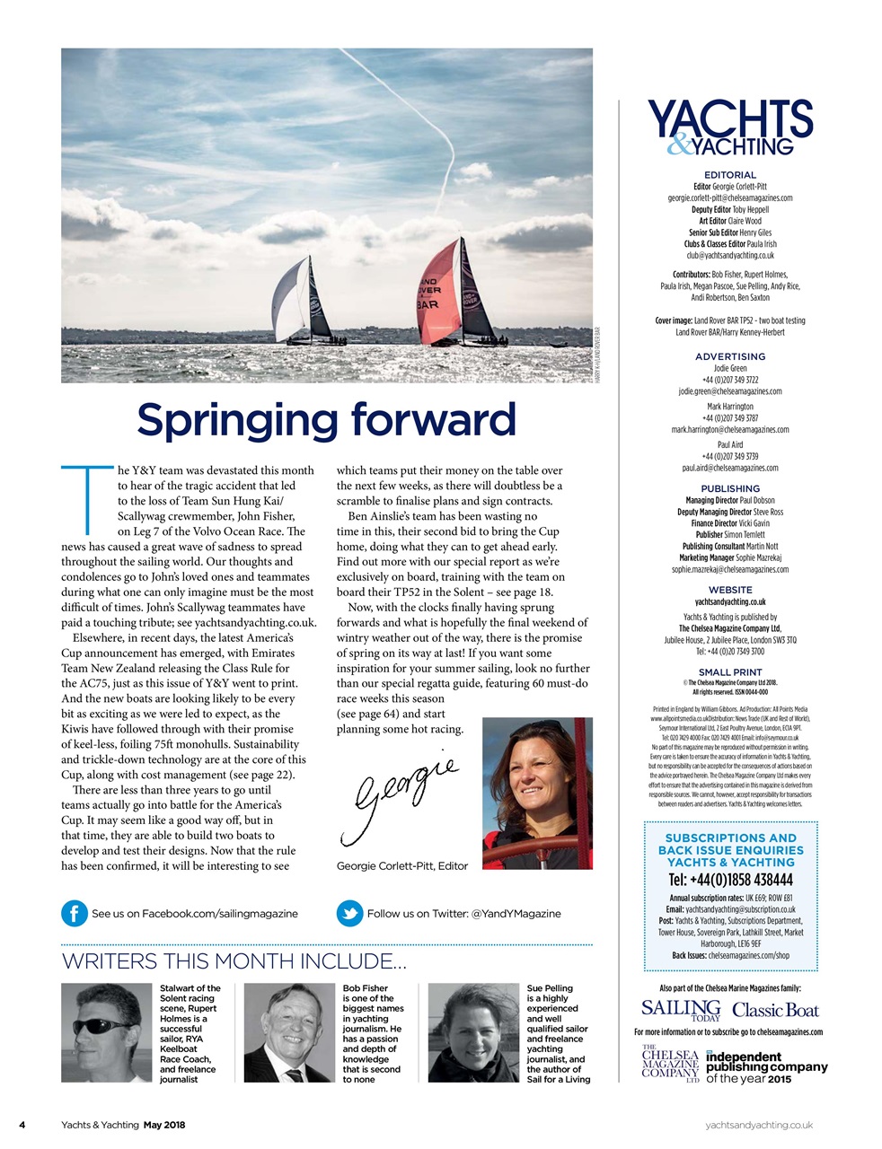 Yachts & Yachting Preview Pages