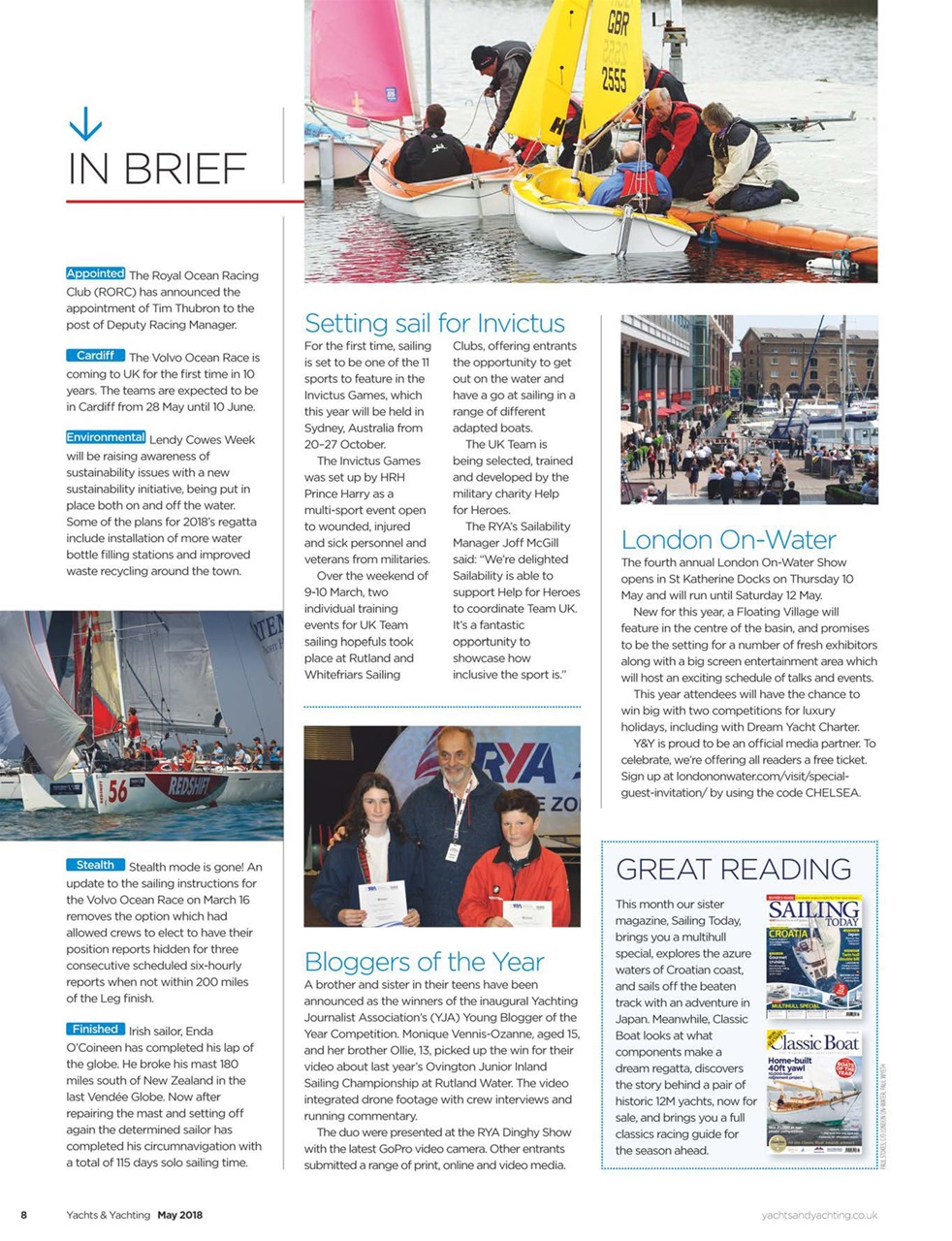 Yachts & Yachting Preview Pages