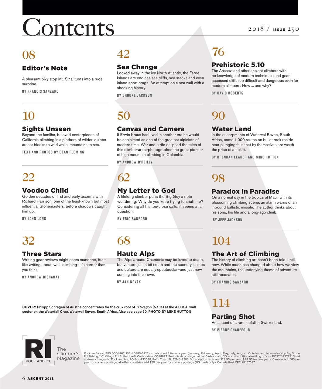 Rock and Ice Preview Pages