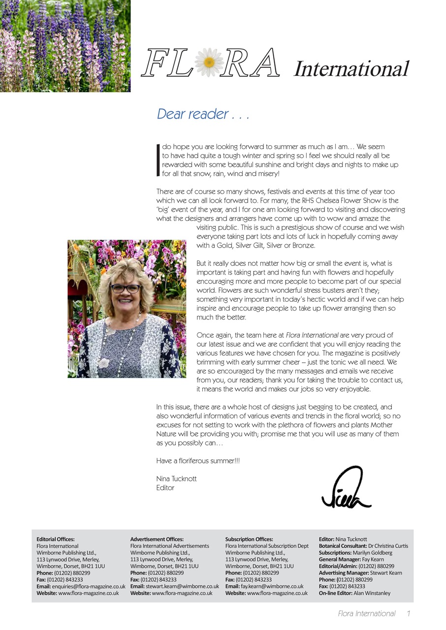 Flora International Preview Pages