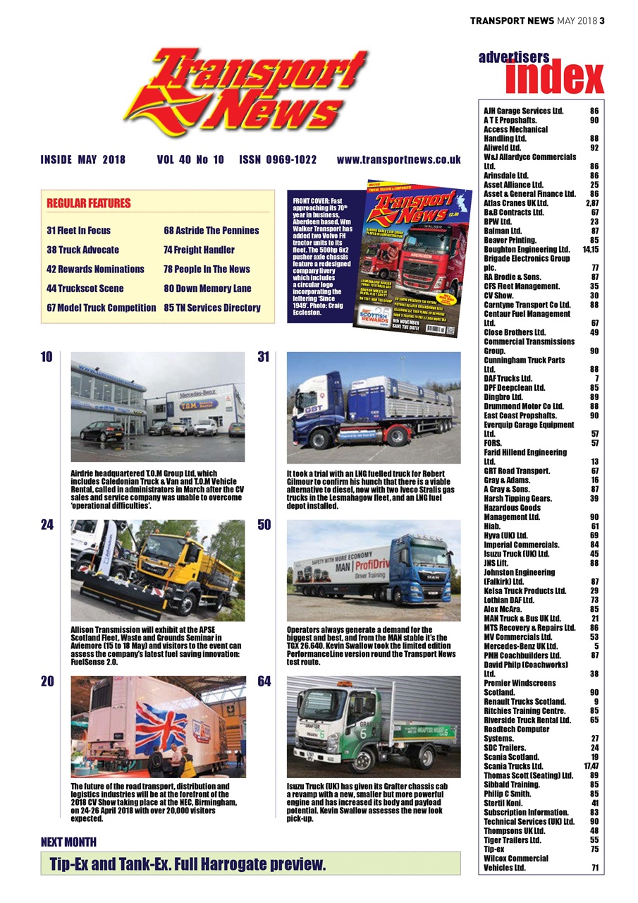 Transport News Preview Pages