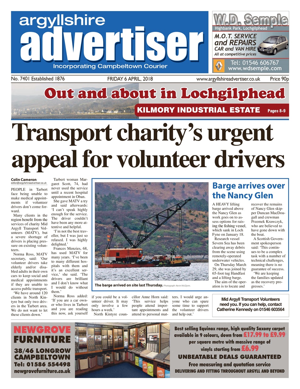 Argyllshire Advertiser Preview Pages