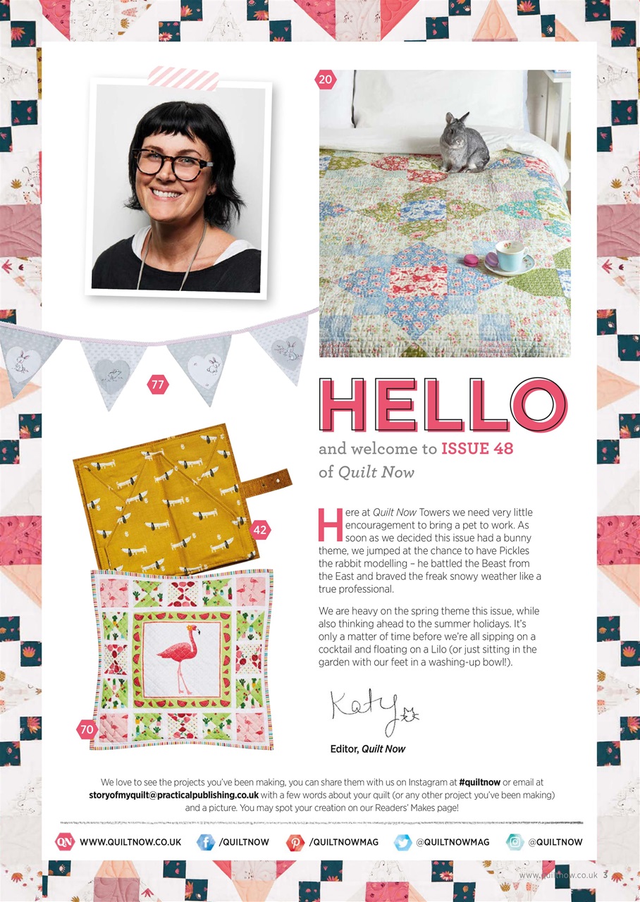 Quilt Now Preview Pages