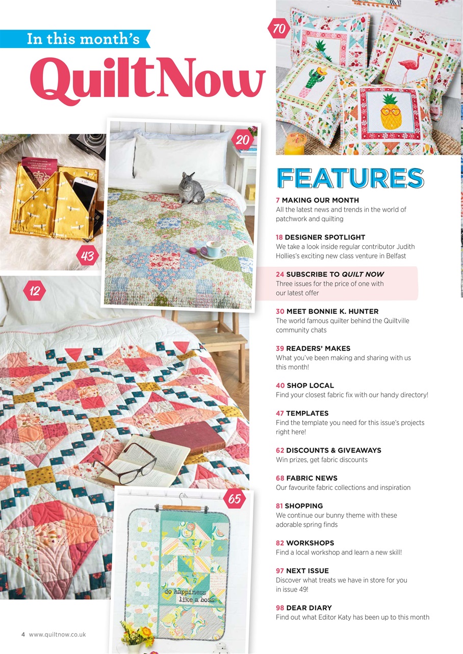 Quilt Now Preview Pages
