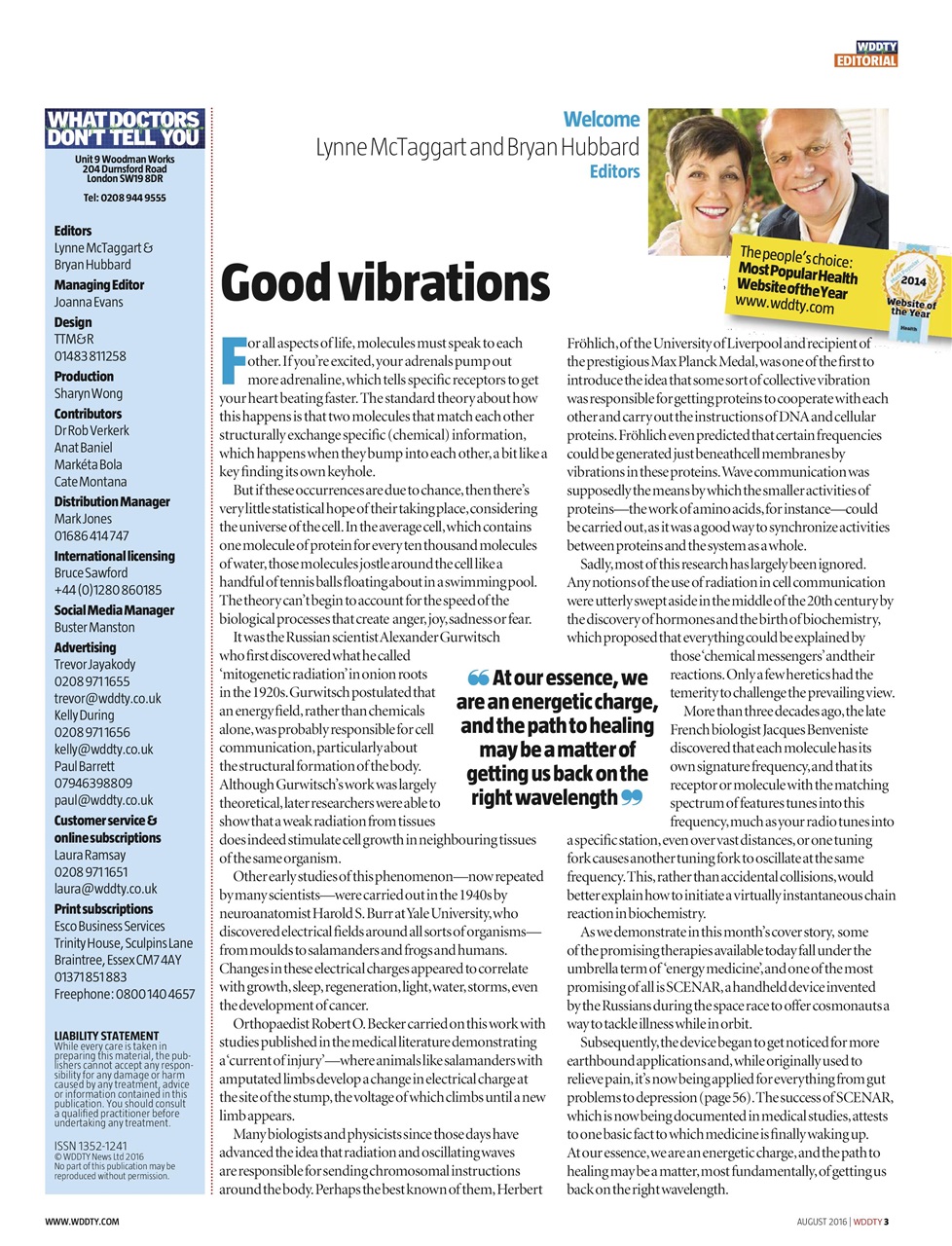 What Doctors Don't Tell You Preview Pages