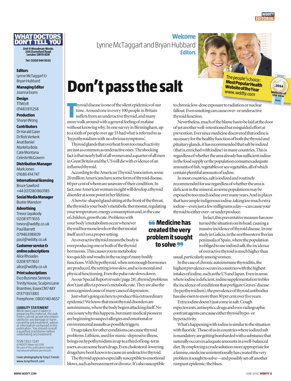 What Doctors Don't Tell You Preview Pages