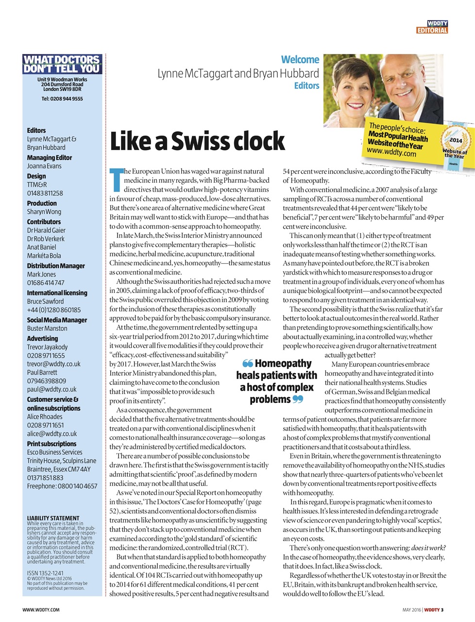 What Doctors Don't Tell You Preview Pages