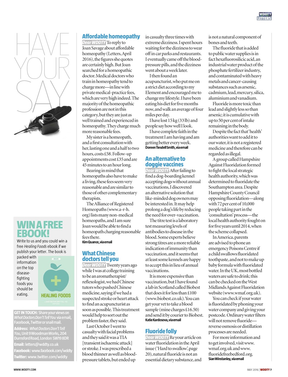 What Doctors Don't Tell You Preview Pages