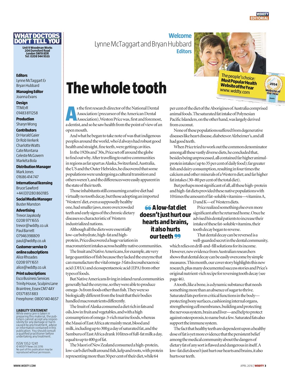 What Doctors Don't Tell You Preview Pages