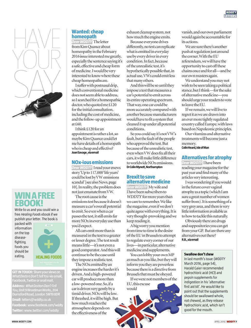 What Doctors Don't Tell You Preview Pages