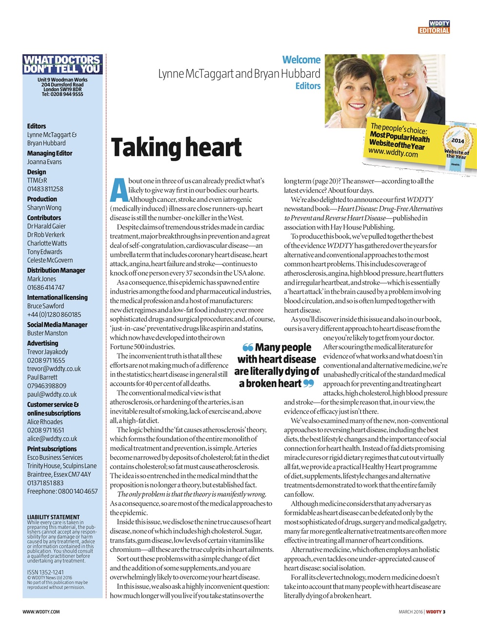 What Doctors Don't Tell You Preview Pages