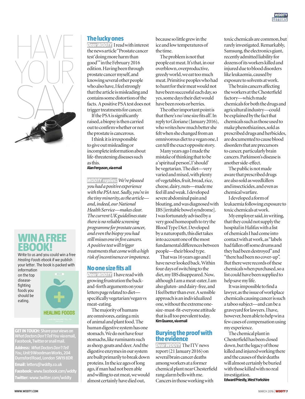 What Doctors Don't Tell You Preview Pages