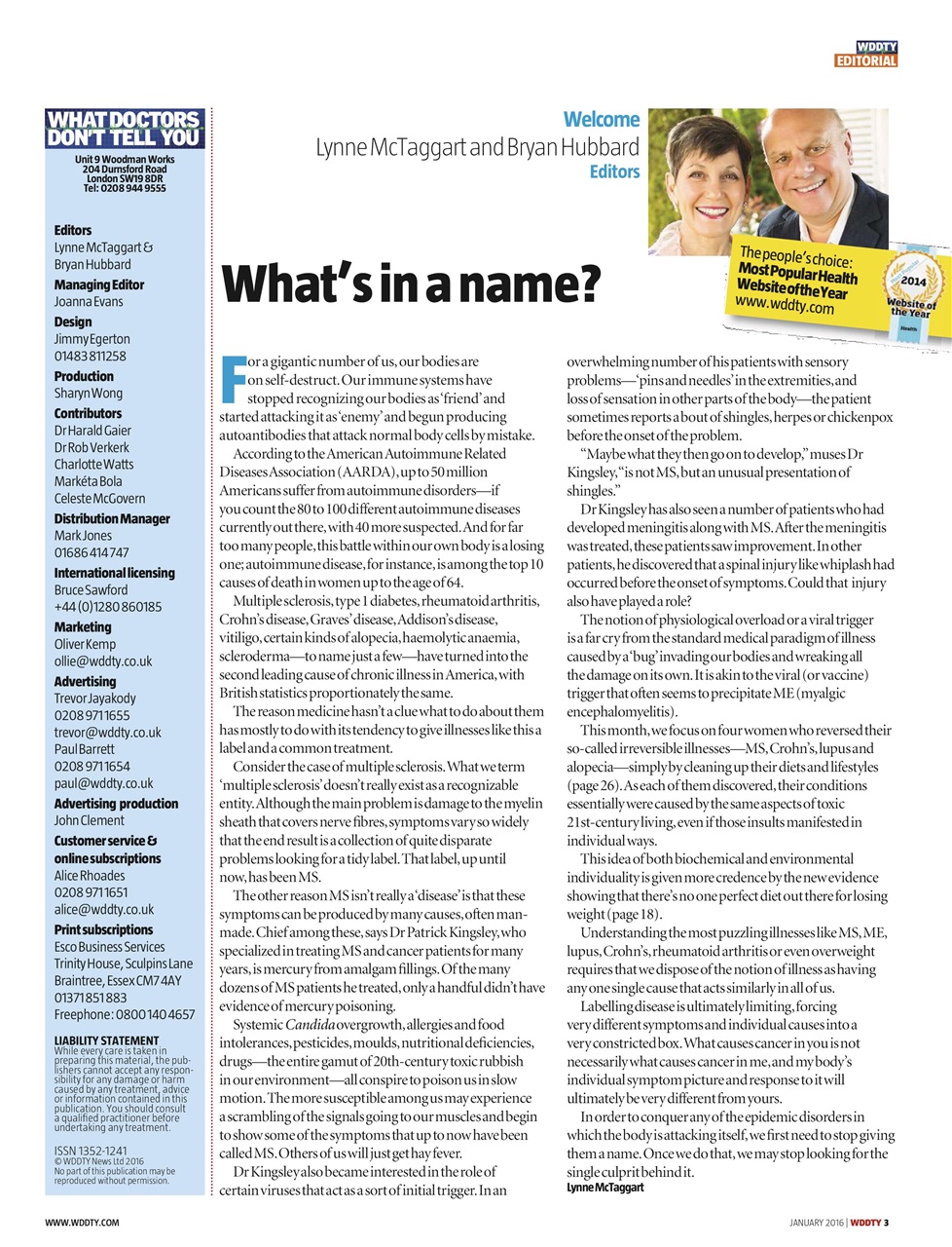 What Doctors Don't Tell You Preview Pages