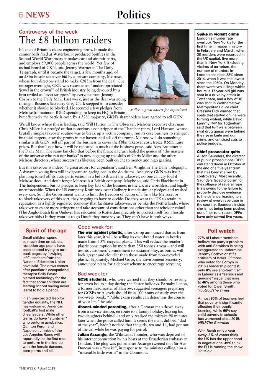 The Week Preview Pages