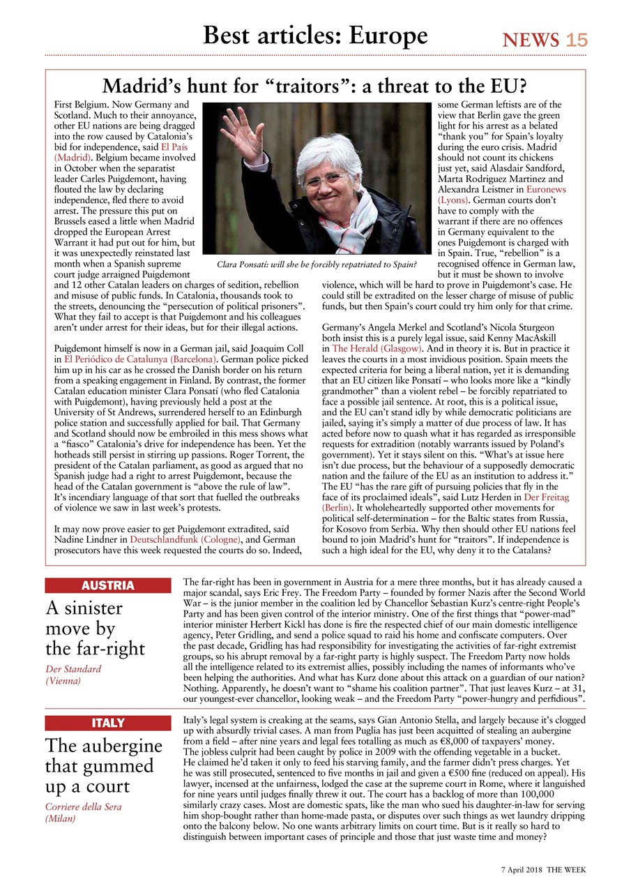 The Week Preview Pages