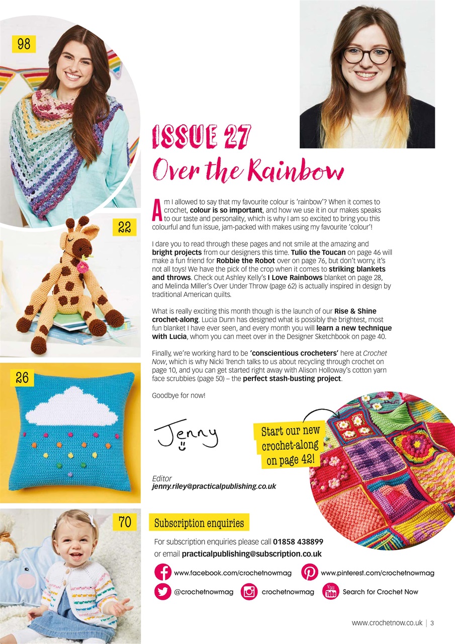 Crochet Now Magazine Preview Pages