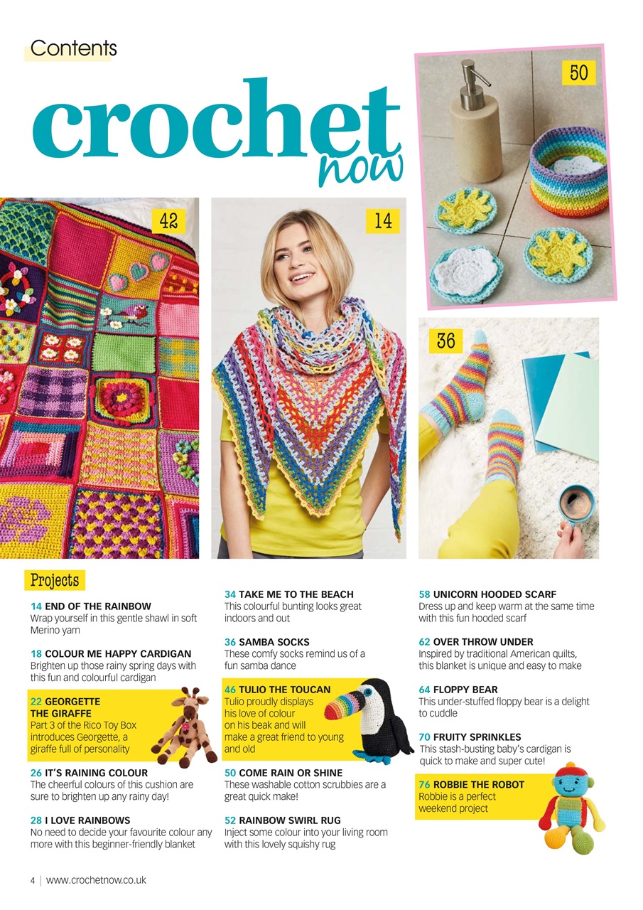 Crochet Now Magazine Preview Pages
