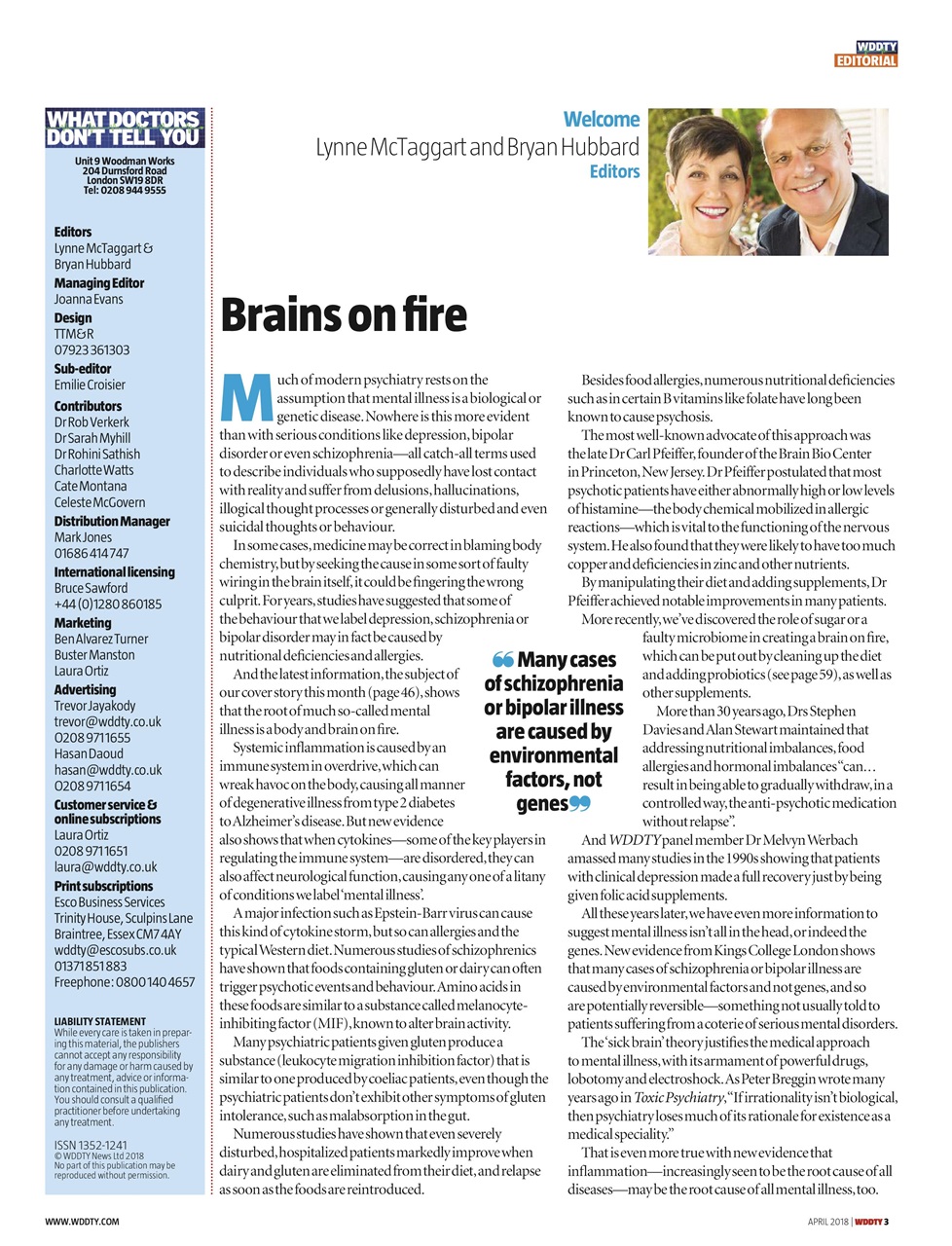 What Doctors Don't Tell You Preview Pages