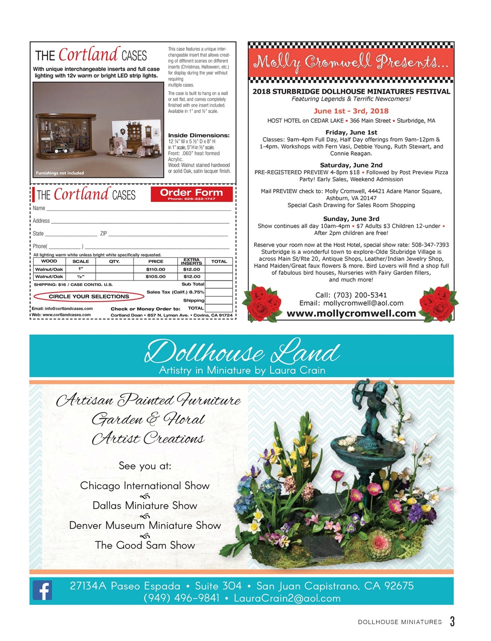 Dollhouse Miniatures Preview Pages