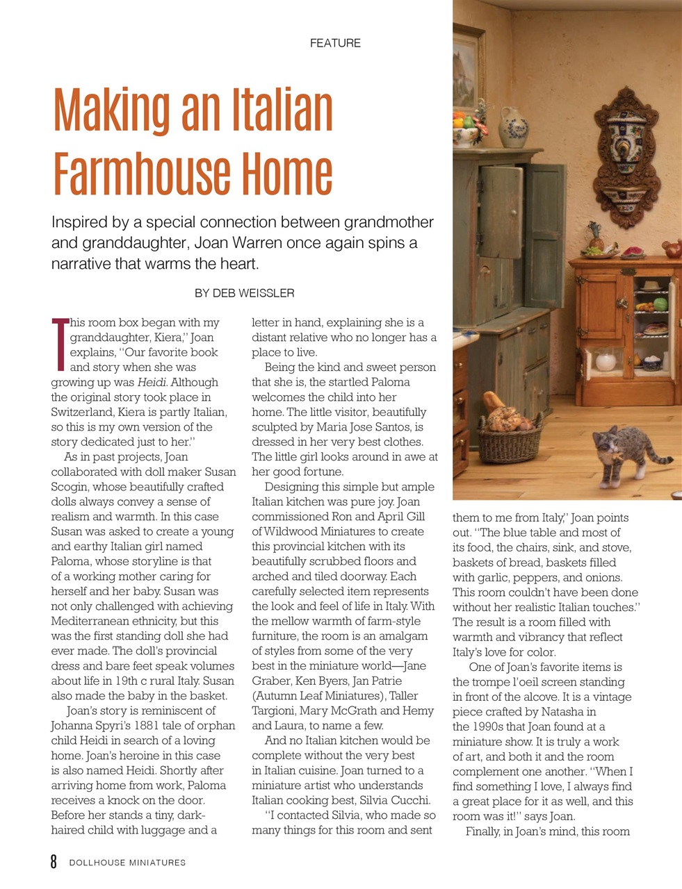 Dollhouse Miniatures Preview Pages